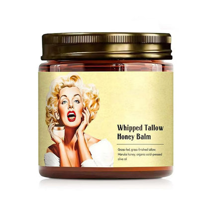 Skin care products: T-face cream, Monroe Cream, honey and beef tallow